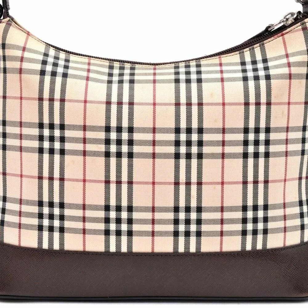 Authentic Burberrys Nova Check Pattern Shoulder Ba - Picture 3 of 10